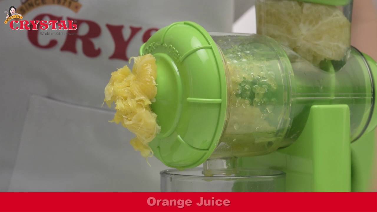 CRYSTAL Fruit Juicer YouTube