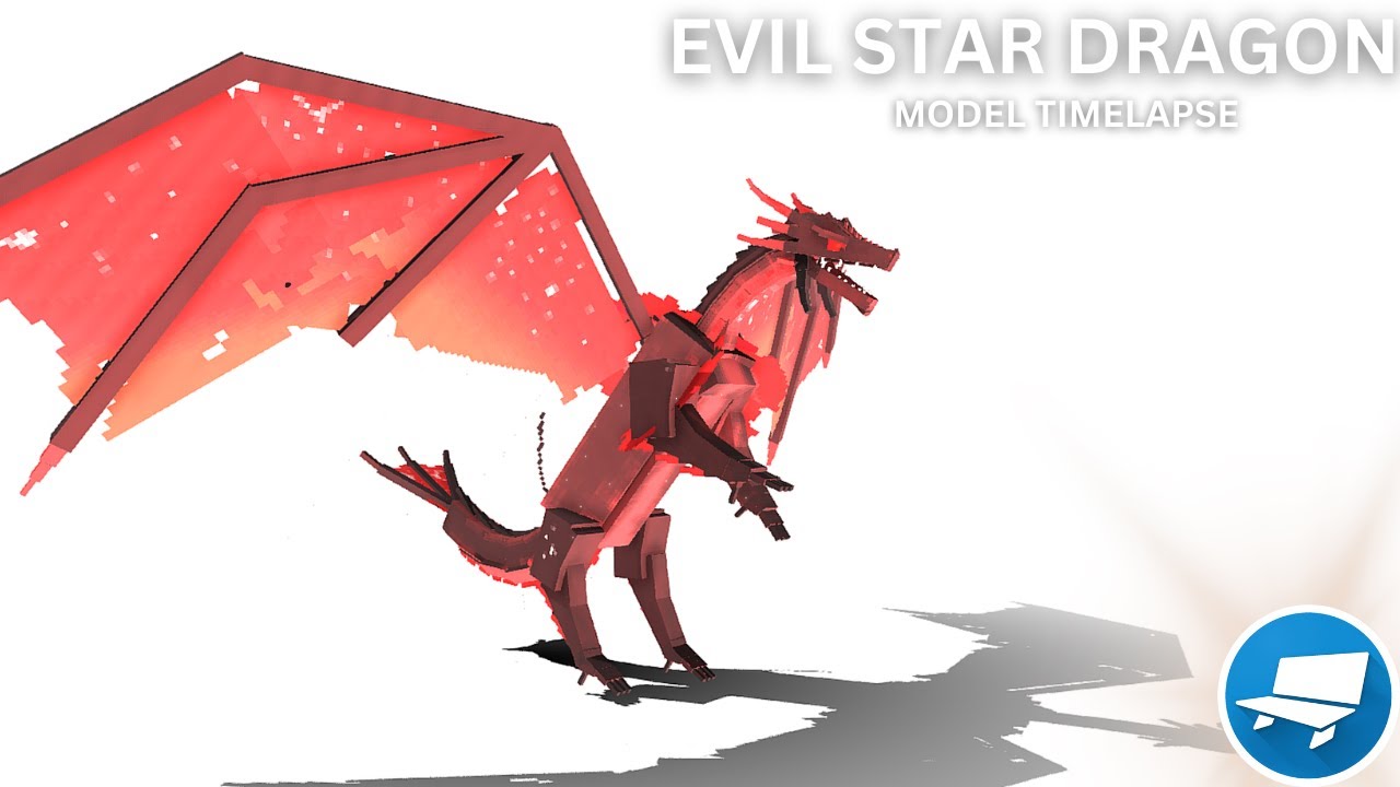 Evil Star Dragon | Blockbench Timelapse - YouTube