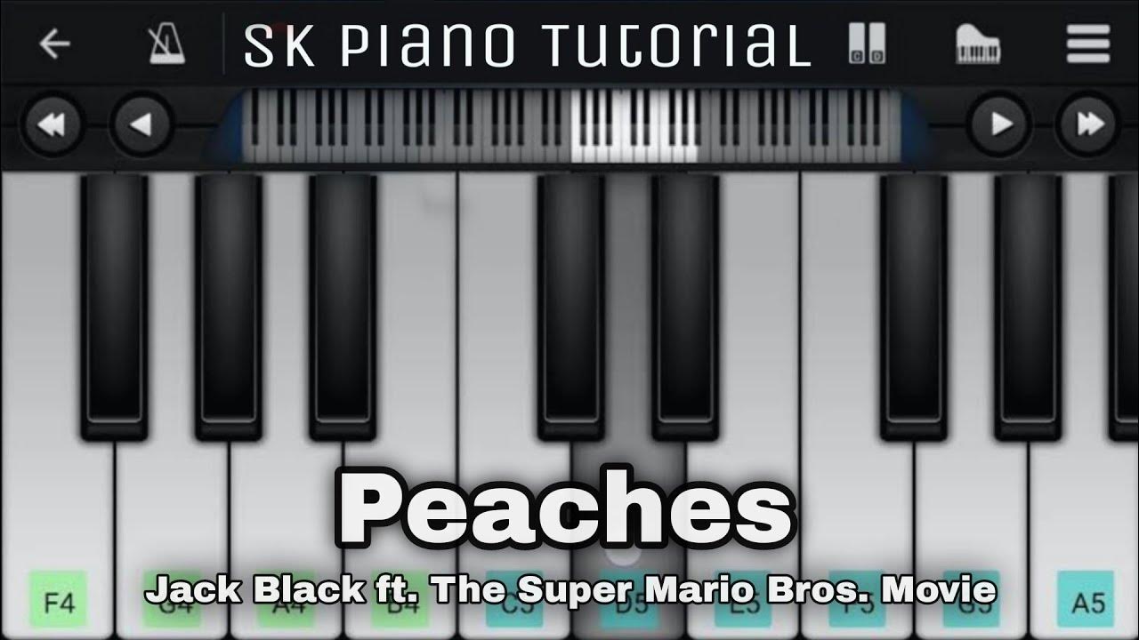 Jack Black - Peaches Piano Tutorial EASY #jackblack #peaches #musichel