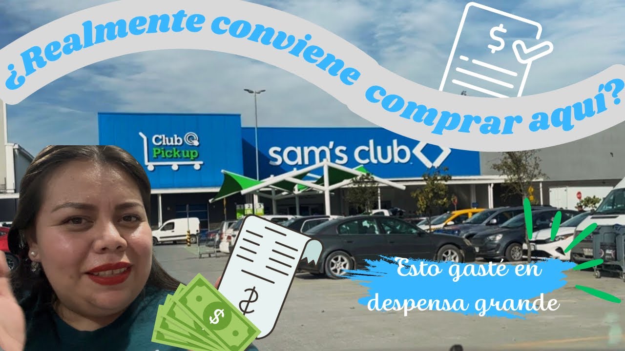 🛒COMPRAS EN SAMS | ESTO GASTÉ EN DESPENSA EN @Sam's Club México
