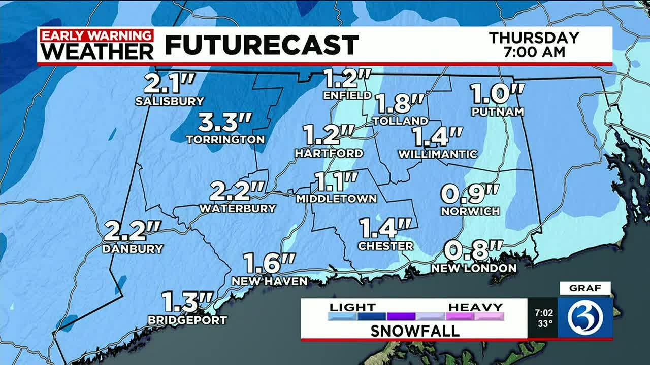 FORECAST: Snow really kicks in around 2 or 3 p.m. - YouTube