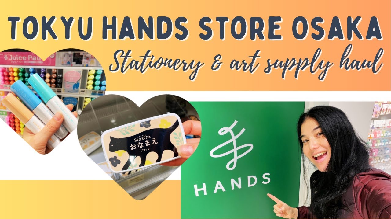 Walk through HANDS stationery in Osaka / Shopping in Japan / All the cute things & art supply haul
