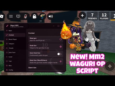 NEW! Murder mystery 2 script halloween upd🎃*NO KEY* (Auto farm, wallbang sherrif, + more)