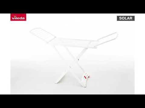 Vileda Solar Πτυσσόμενη Απλώστρα Δαπέδου από Πλαστικό 182x55cm