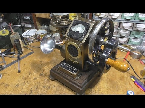 Видео: Шайтан машина. Приемник сумасшедшего  изобретателя. (The crazy inventor. Hand generator.)