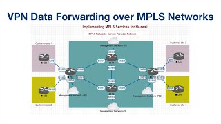 VPN Data Forwarding over MPLS Networks