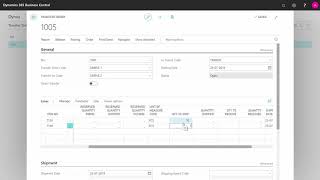 Shipping from Transfer Orders - Microsoft Dynamics 365 Business Central
