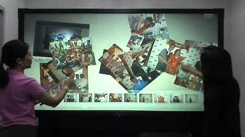 SVOA - nLighten Multi Touch 72" MS Surface Collage