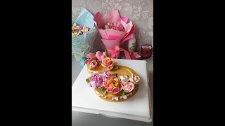 МК? ОФОРМЛЕНИЕ ТОРТА К 8 МАРТА с Виталией @vitalija_cake + Рецепт ?Cake decoration