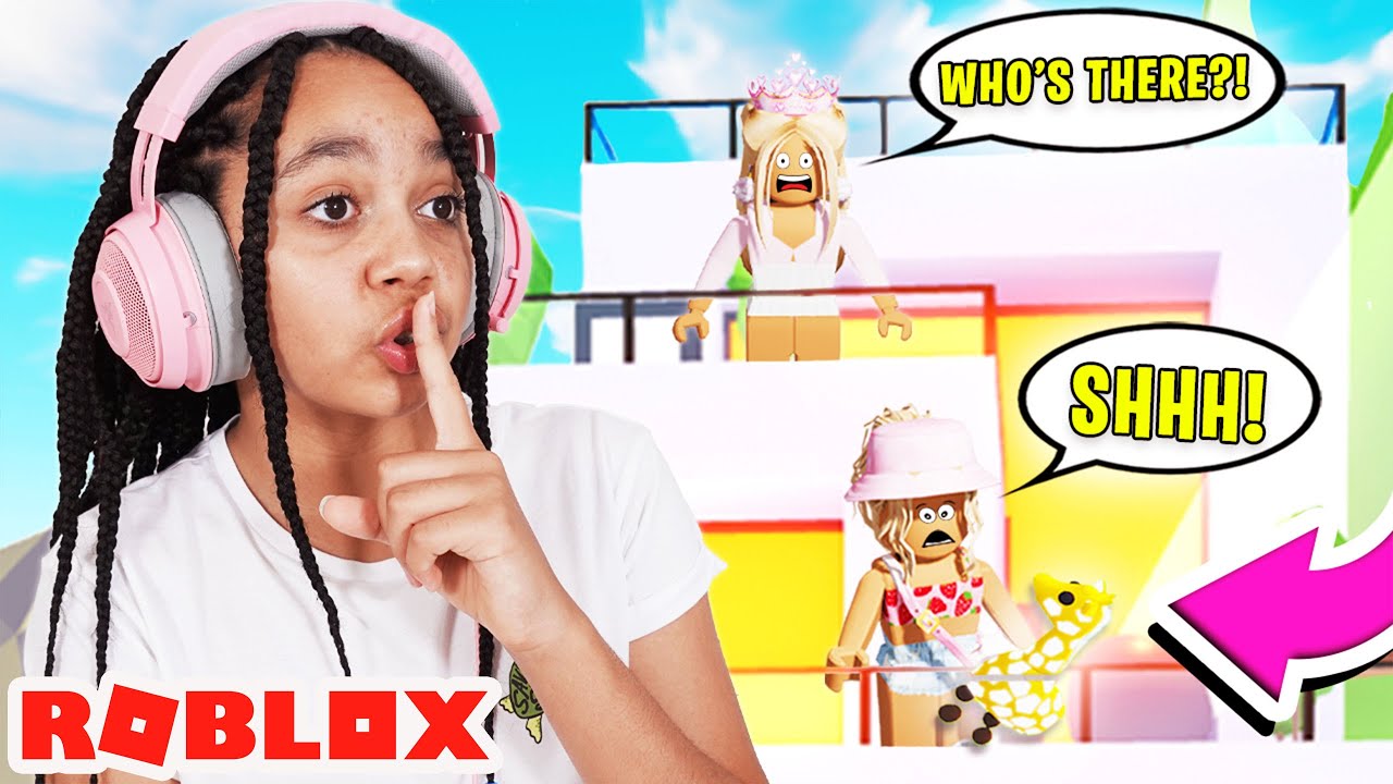 Sneaking Into The Biggest Scammers Mansion In Adopt Me Roblox Youtube - what is tiana's new roblox name