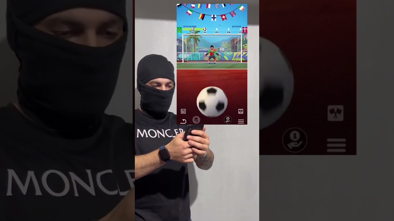 Игра penalty в профиле  