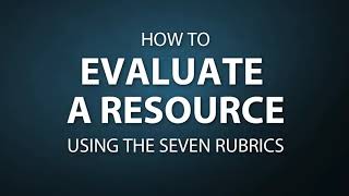 How to Align & Evaluate a Resource on OER Commons