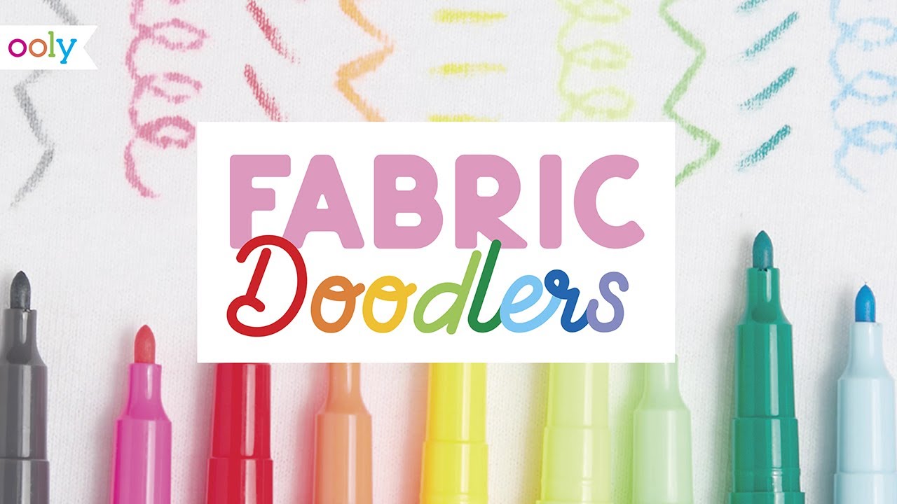 OOLY Fabric Doodlers Markers 