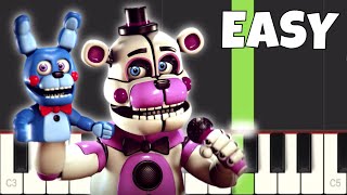 FNAF song - Join Us For a Bite (Remastered) - EASY Piano Tutorial - JT Music Resimi