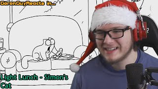 (you probably shouldn't be eating any of that) Light Lunch - Simon's Cat - GoronGuyReacts