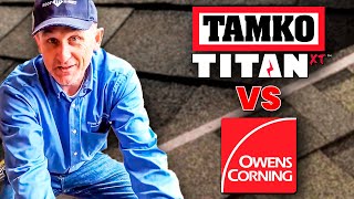 Roofing Shingles Pull Test-- Tamko Titan verses Owens Corning Duration with Sure Nail Technology