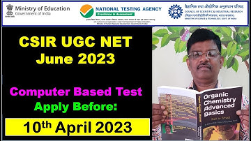 #CSIR #NET June 2023 Application form | CSIR NET 2023 Notification Exam date|Eligibility| Age Limit