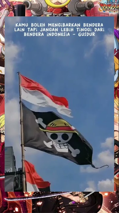 bendera one piece boleh ya 😄 #onepiece #shorts
