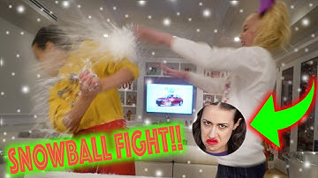 SNOWBALL FIGHT WITH MIRANDA SINGS!!!