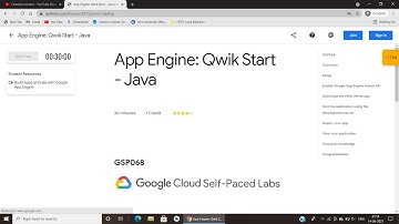 Qwiklabs   App Engine Qwik Start   Java GSP068