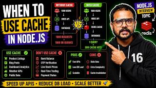 When To Use Cache in Node.js? | Redis Explained with Real Examples | Pros & Cons Redis Caching Tutorial For Node Js Beginners Boost Your App Speed
