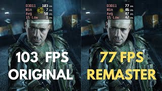 Performace Comparison - Crysis 3 Remasterted vs Original on GTX 1650