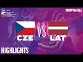 Czech Republic vs. Latvia - Game Highlights - #IIHFWorlds 2019