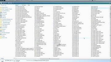 Easy Stone™ Macro - Installing the TTF Rhinestone Fonts