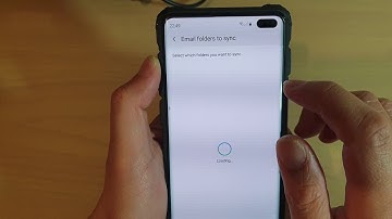 Galaxy S10 / S10+: How to Set Which Email Folder to Sync