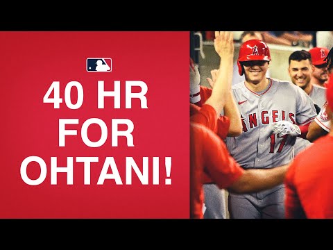 Of course Shohei Ohtani is the first to 40 HR this season! - YouTube