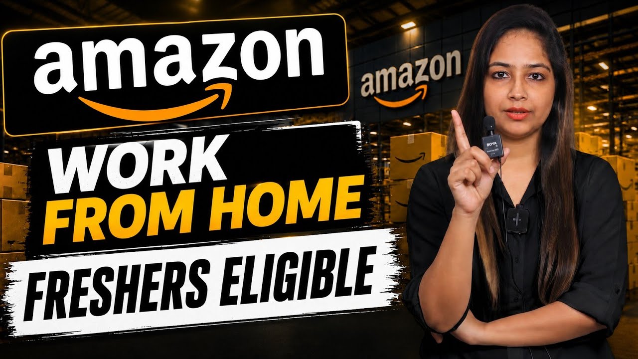 Amazon Work From Home Latest Job 2026 | 12th Pass | Work From Home Jobs ...
