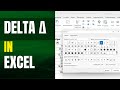 Delta Zeichen in Excel einfügen und richtig verwenden (Δ Symbol Tutorial)