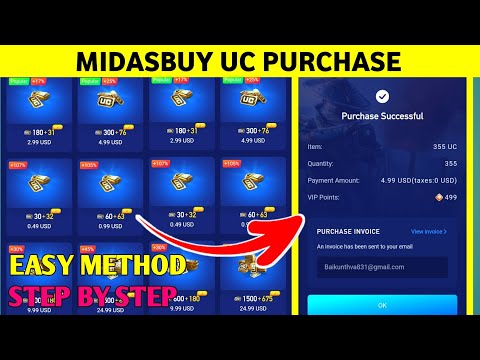 MIDASBUY UC PURCHASE PROBLEM SOLVED | HOW TO PURCHASE UC FROM MIDASBUY
