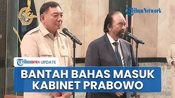 Temui Menhan Sjafrie Sjamsoeddin, Surya Paloh Bantah Bahas soal Masuk Kabinet Prabowo