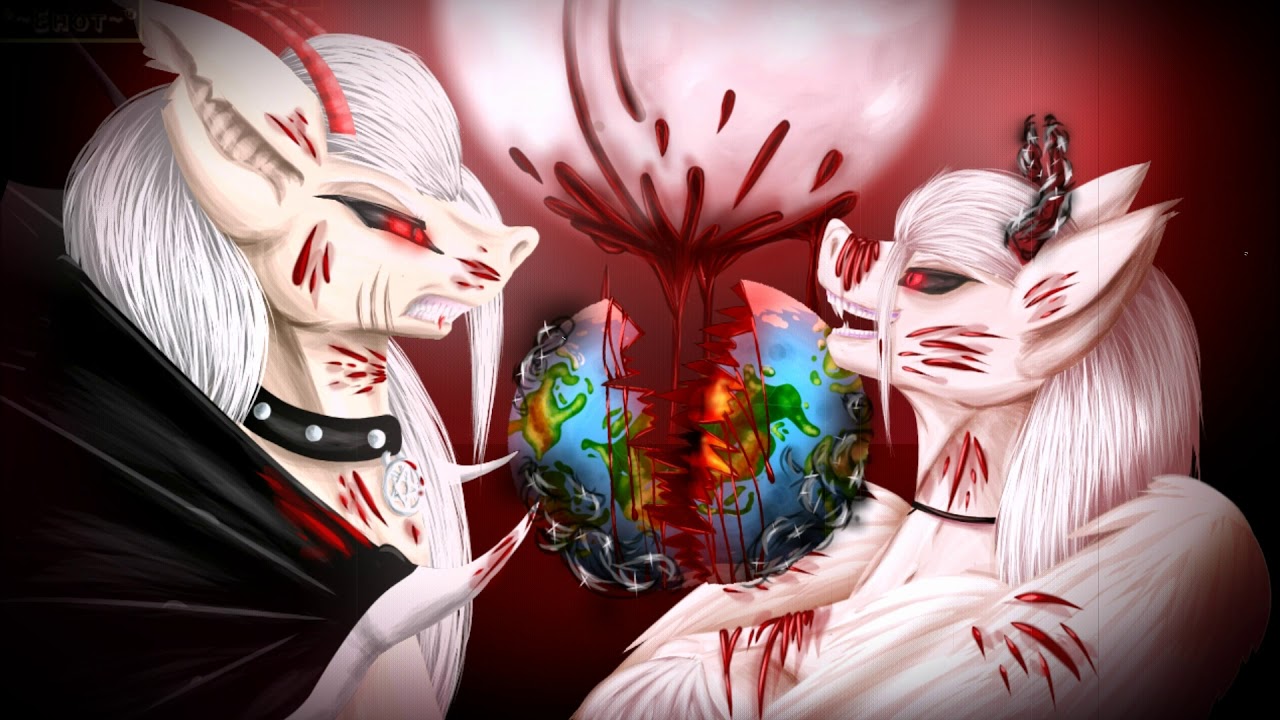 Рисую на картине смерть луны на гильотине