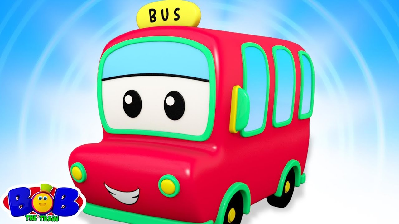 Wheels on the Bus - Fun Ride with Bob the Train + More Nursery Rhymes ...