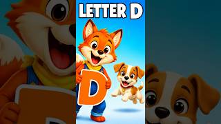 "Letter D for Kids! 🐶 Dog, Duck,Drum.