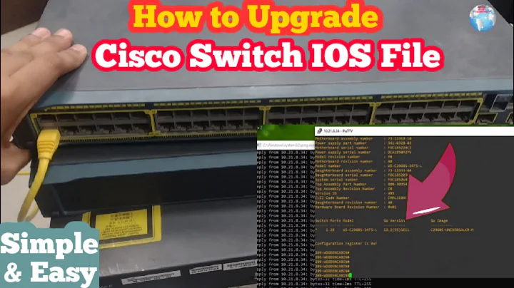 How to Upgrade Cisco Switch IOS via Tftp | Cisco IOS(Firmware) Upgrade via TFTP