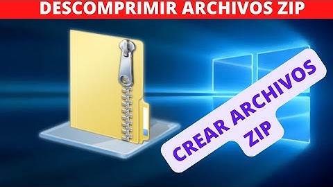 COMO EXTRAER O DESCOMPRIMIR ARCHIVOS ZIP EN Windows 11/10