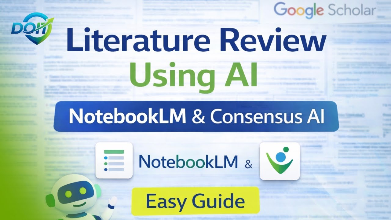 How to Do a Literature Review Using AI  NotebookLM & Consensus AI I Easy Guide I Thesis
