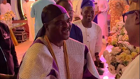 HAPPENING LIVE! ABASS AKANDE OBESERE & GORGEOUS WIFE CELEBRATE MASSIVE 60TH BIRTHDAY PARTY