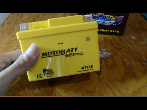 GANTI AKI MOTOBATT GEL SETELAH 4 TAHUN. 