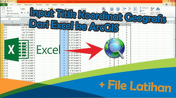 Input Koordinat Geografis (Derajat Menit Second / DMS) dari Excel ke ArcGIS | ArcGIS Basic Tutorial