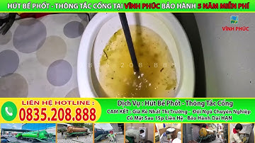 Dịch Vụ Thông Tắc Hút Bể Phốt Giá Rẻ Trọn Gói Tại Vĩnh Phúc