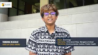 FLAME University | Experiential Learning | Summer Internships - Literary & Cultural Studies