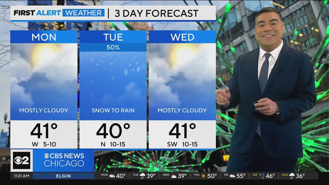 Chicago First Alert Weather: Snow showers on the way - YouTube