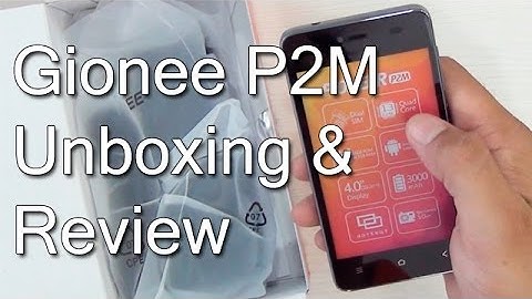 Gionee P2M Unboxing And Review
