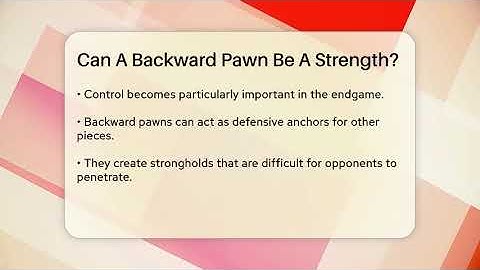 Can A Backward Pawn Be A Strength? - The Chess Codex