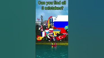 Can you find all 3 mistakes? #map #shorts #country #geography #europe