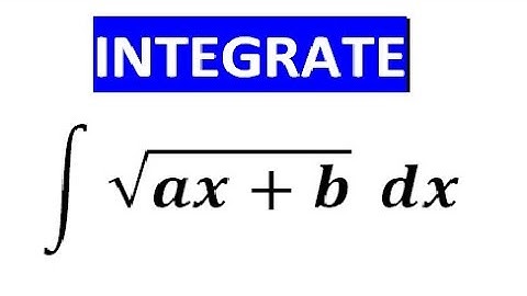 INDEFINITE INTEGRATION (CALCULUS) EXERCISE 7.2 QUESTION 6 CLASS 12 NCERT